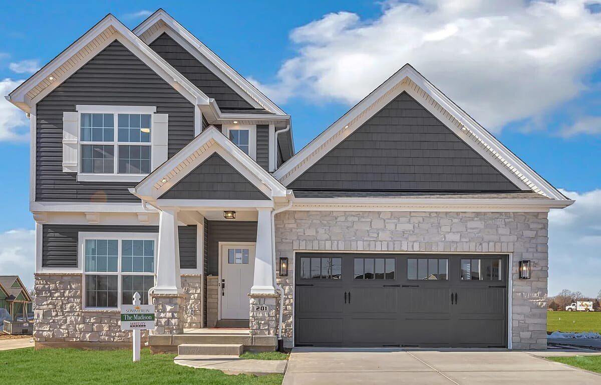 New construction home rendering at Cottleville Trails