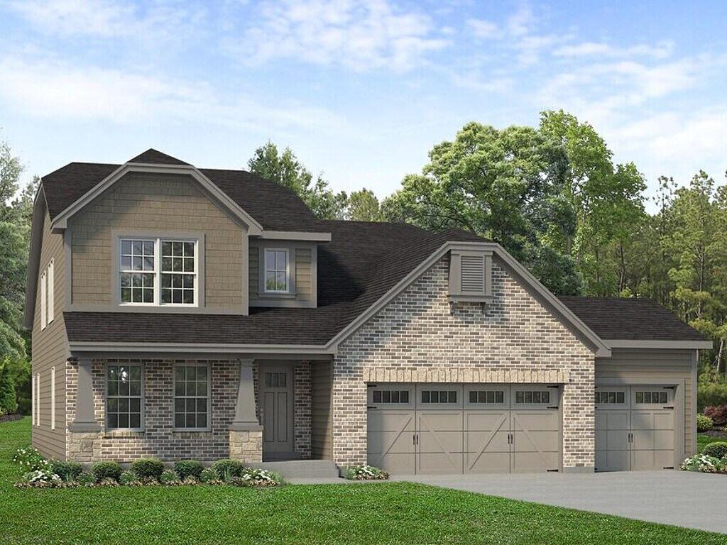 1.5-story single-family home exterior at Cottleville Trails