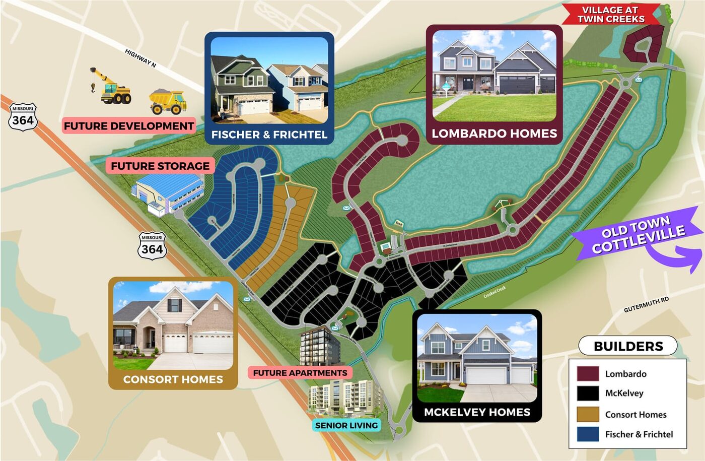 Cottleville Trails community site plan